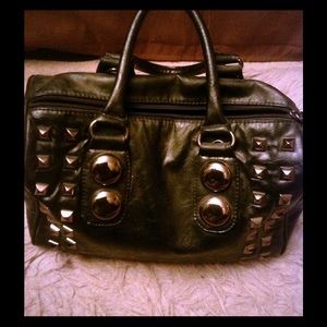 ALDO Black Studded Handbag